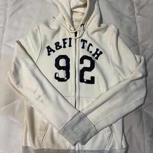 Abercrombie & Fitch Cream Hoodie